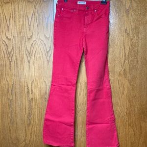 Madewell ultra-long flares never worn
